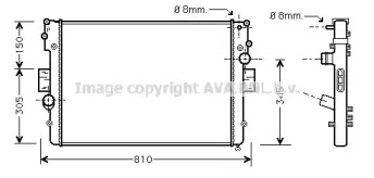 Теплообменник (AVA QUALITY COOLING: IV2056)