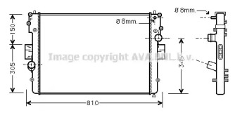 Теплообменник (AVA QUALITY COOLING: IV2057)