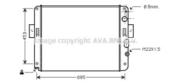 Теплообменник (AVA QUALITY COOLING: IV2061)