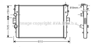 Теплообменник (AVA QUALITY COOLING: IV2087)