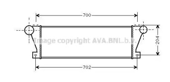 Теплообменник (AVA QUALITY COOLING: IV4021)