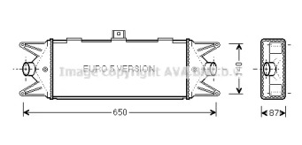 Теплообменник (AVA QUALITY COOLING: IV4099)