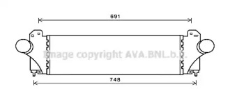 Теплообменник (AVA QUALITY COOLING: IV4129)