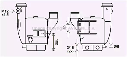 Теплообменник (AVA QUALITY COOLING: IV4137)