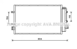 Конденсатор (AVA QUALITY COOLING: IV5127D)