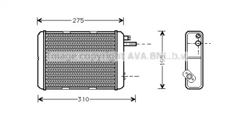 Теплообменник (AVA QUALITY COOLING: IV6018)