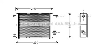 Теплообменник (AVA QUALITY COOLING: IV6031)