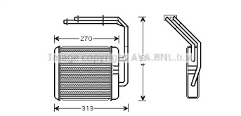 Теплообменник (AVA QUALITY COOLING: IV6052)