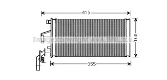 Теплообменник (AVA QUALITY COOLING: IV6096)