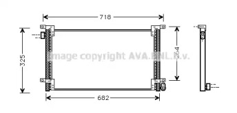 Конденсатор (AVA QUALITY COOLING: IVA5044)