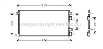 Конденсатор (AVA QUALITY COOLING: IVA5058)