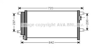 Конденсатор (AVA QUALITY COOLING: IVA5089D)