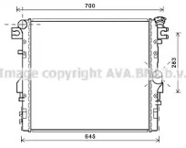 Теплообменник (AVA QUALITY COOLING: JE2052)