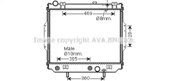 Теплообменник (AVA QUALITY COOLING: JE2071)