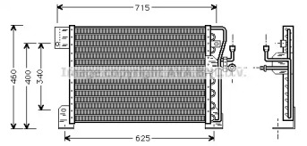 Конденсатор (AVA QUALITY COOLING: JE5005)