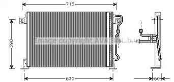 Конденсатор (AVA QUALITY COOLING: JE5019)