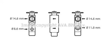 Клапан (AVA QUALITY COOLING: JR1046)