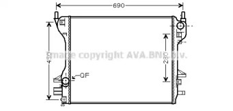 Теплообменник (AVA QUALITY COOLING: JR2039)