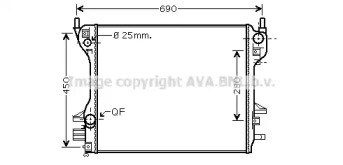 Теплообменник (AVA QUALITY COOLING: JR2040)