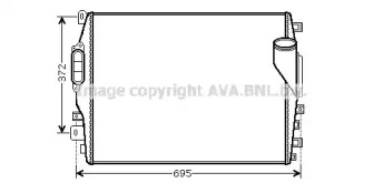 Теплообменник (AVA QUALITY COOLING: JR4041)