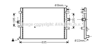 Теплообменник (AVA QUALITY COOLING: JR4045)