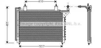 Конденсатор (AVA QUALITY COOLING: JR5020D)