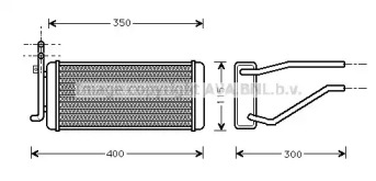 Теплообменник (AVA QUALITY COOLING: JR6005)