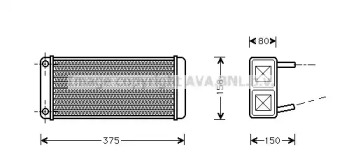 Теплообменник (AVA QUALITY COOLING: JR6006)