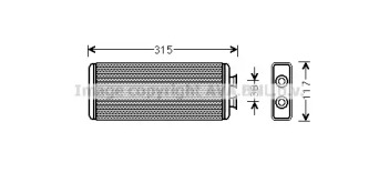 Теплообменник (AVA QUALITY COOLING: JR6055)