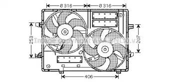 Вентилятор (AVA QUALITY COOLING: JR7501)