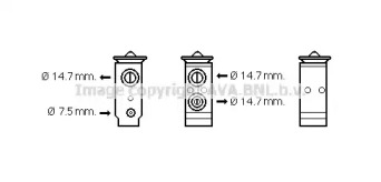 Клапан (AVA QUALITY COOLING: KA1186)