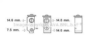 Клапан (AVA QUALITY COOLING: KA1277)