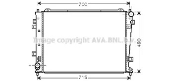 Теплообменник (AVA QUALITY COOLING: KA2162)