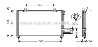 Конденсатор (AVA QUALITY COOLING: KA5012)