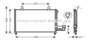 Конденсатор (AVA QUALITY COOLING: KA5013)