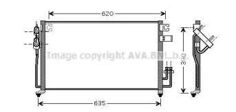 Конденсатор (AVA QUALITY COOLING: KA5061D)