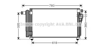 Конденсатор (AVA QUALITY COOLING: KA5081D)