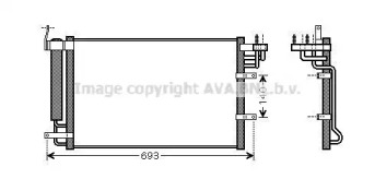 Конденсатор (AVA QUALITY COOLING: KA5093D)