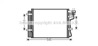 Конденсатор (AVA QUALITY COOLING: KA5134D)