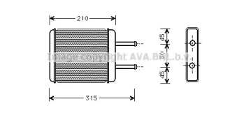 Теплообменник (AVA QUALITY COOLING: KA6007)