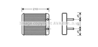 Теплообменник (AVA QUALITY COOLING: KA6008)