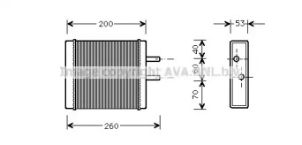 Теплообменник (AVA QUALITY COOLING: KA6009)