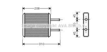 Теплообменник (AVA QUALITY COOLING: KA6043)