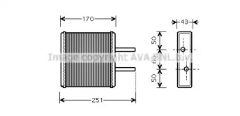 Теплообменник (AVA QUALITY COOLING: KA6046)