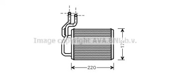 Теплообменник (AVA QUALITY COOLING: KA6118)