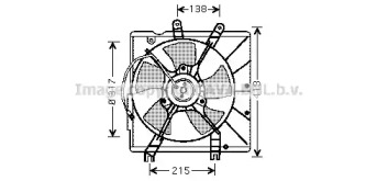 Вентилятор (AVA QUALITY COOLING: KA7504)