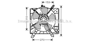 Вентилятор (AVA QUALITY COOLING: KA7505)