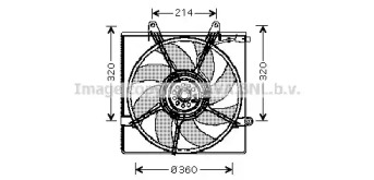 Вентилятор (AVA QUALITY COOLING: KA7508)