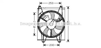 Вентилятор (AVA QUALITY COOLING: KA7513)