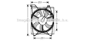 Вентилятор (AVA QUALITY COOLING: KA7516)